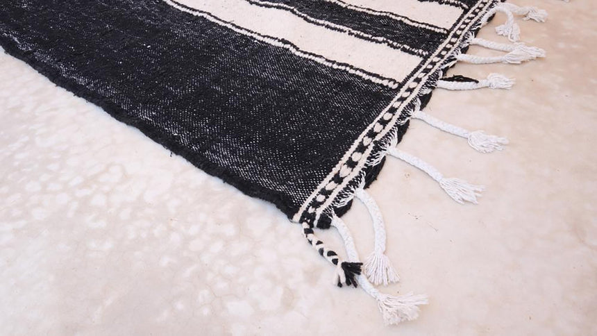 Tapis de couloir Kilim Berbere pure laine 112 x 302 cm - AFKliving