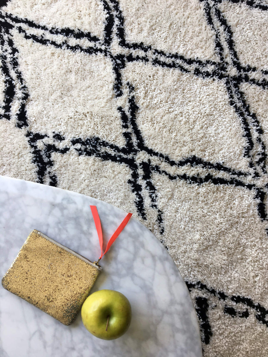 Tapis deco shaggy TANGER - AFKliving