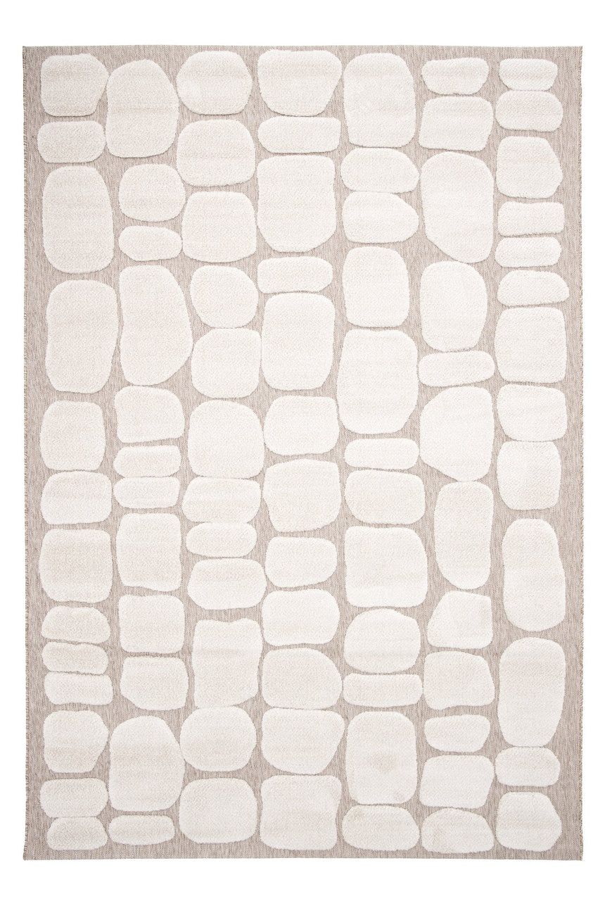 Tapis en relief style japandi GALET - AFKliving