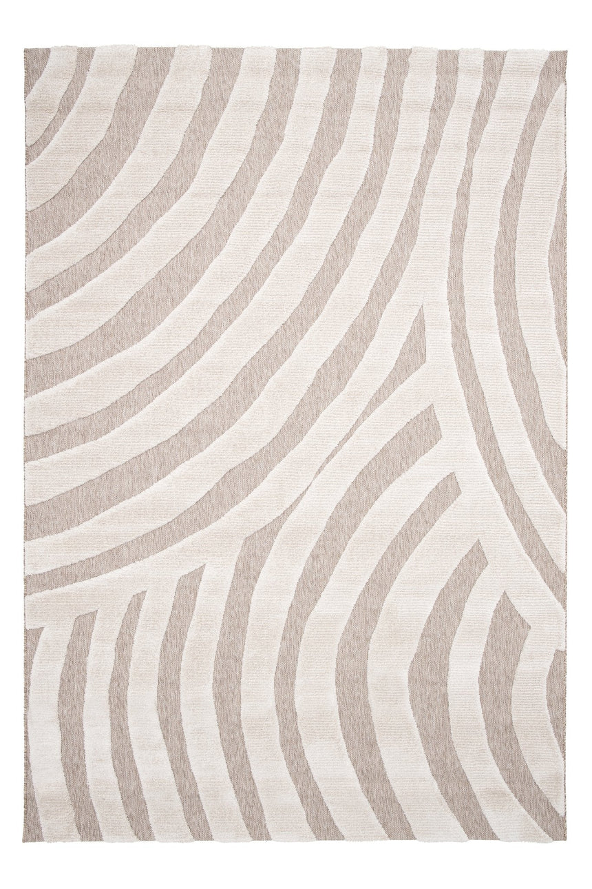 Tapis en relief style japandi ONDE - AFKliving