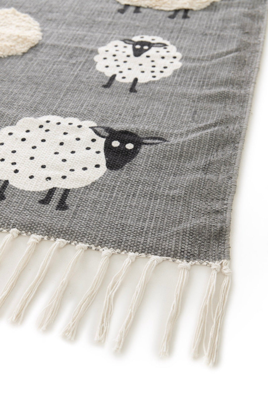Tapis enfant en coton PETITS MOUTONS - AFKliving