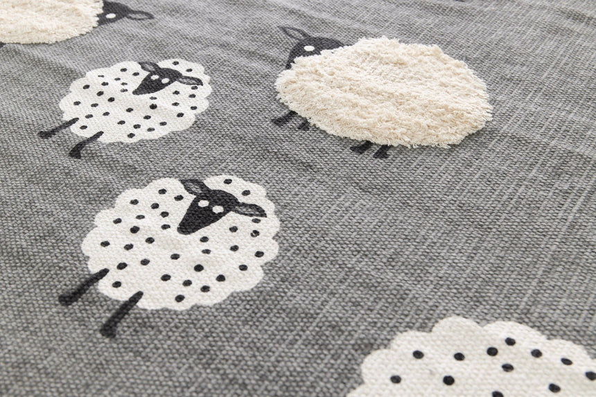 Tapis enfant en coton PETITS MOUTONS - AFKliving