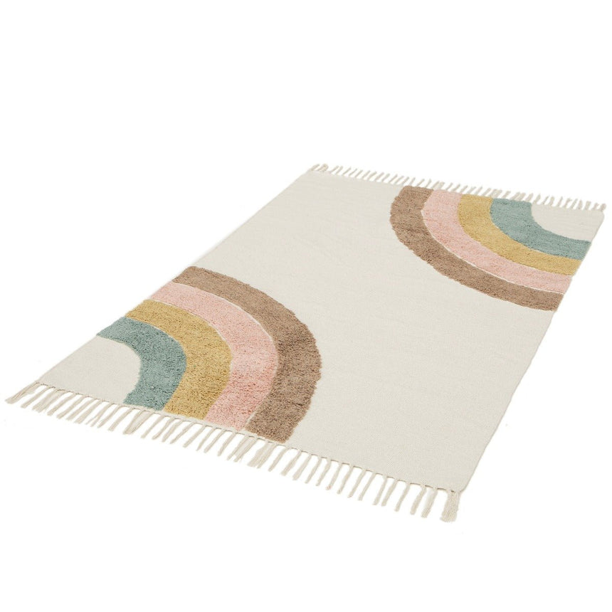 Tapis enfant en coton RAINBOW - AFKliving