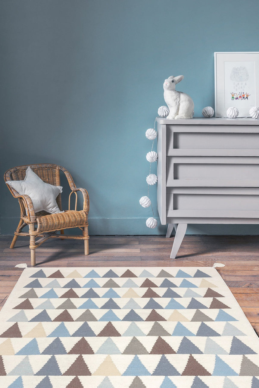 Tapis enfant en laine TRIANGLES - AFKliving