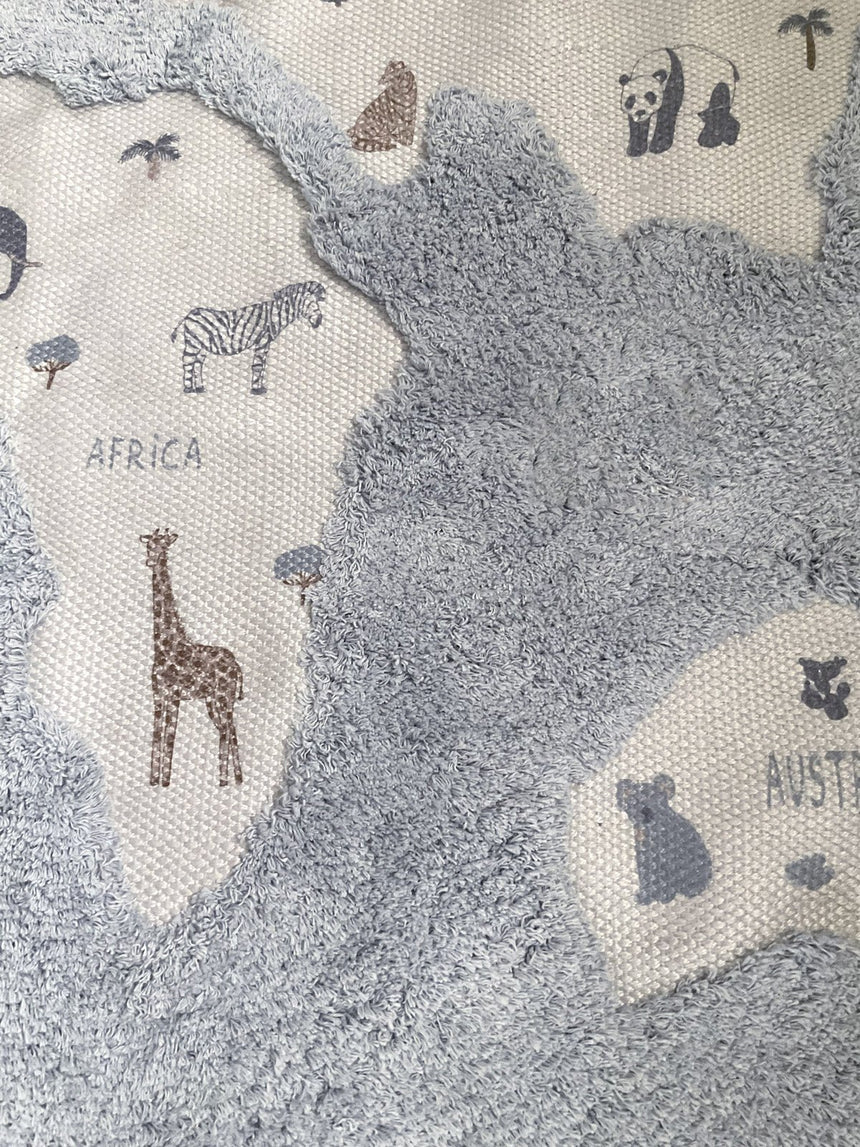 Tapis enfant lavable MONDE - AFKliving