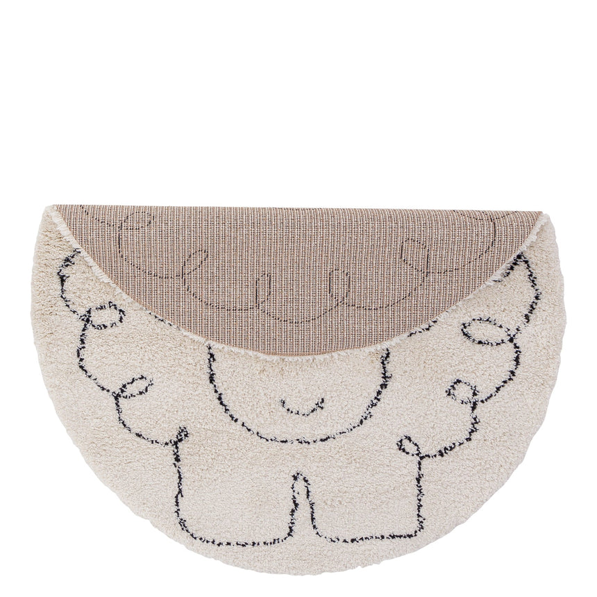 Tapis enfant rond PETIT MOUTON - AFKliving