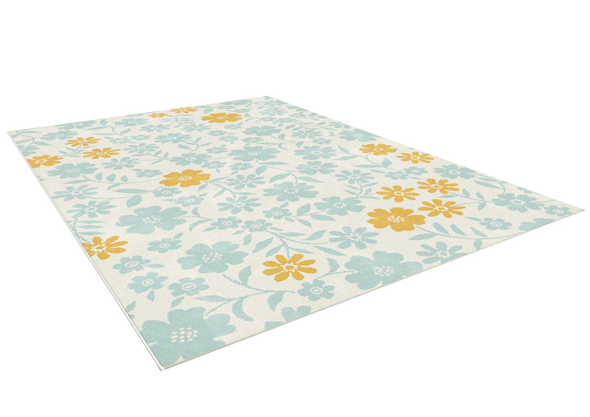 Tapis enfant super doux FLEURS - AFKliving