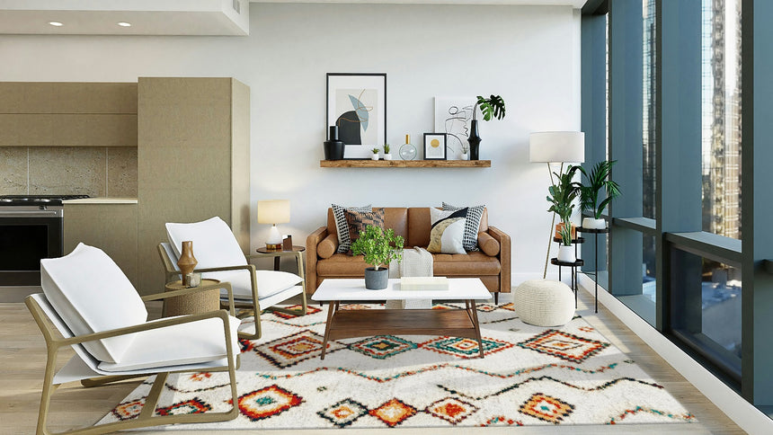 Tapis épais et confortable style ethnique NATIVE - AFKliving