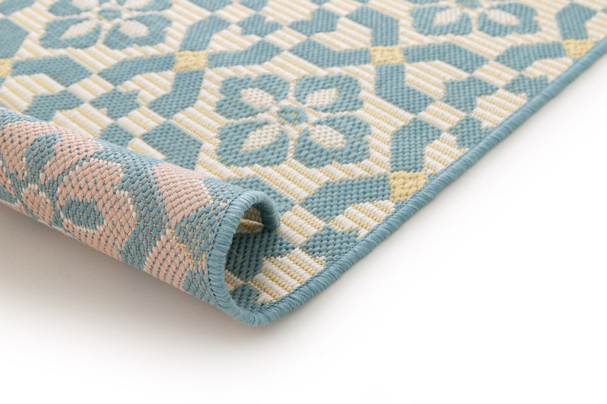 Tapis graphique intérieur exterieur AZULEJOS - AFKliving