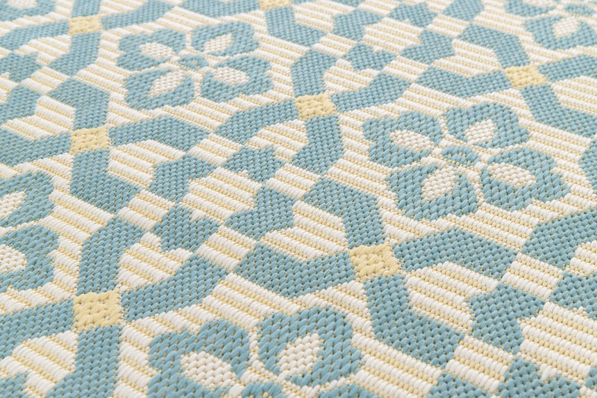 Tapis graphique intérieur exterieur AZULEJOS - AFKliving