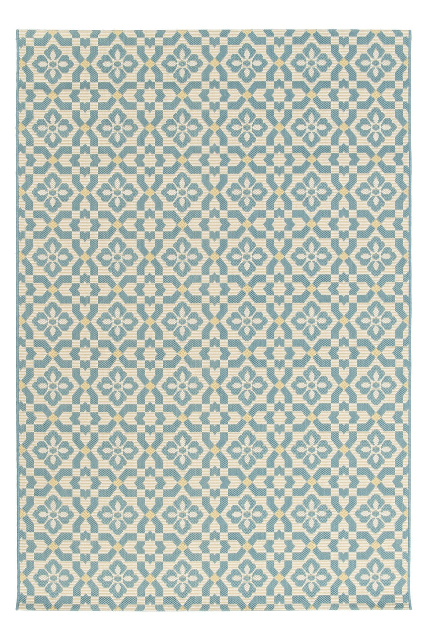 Tapis graphique intérieur exterieur AZULEJOS - AFKliving