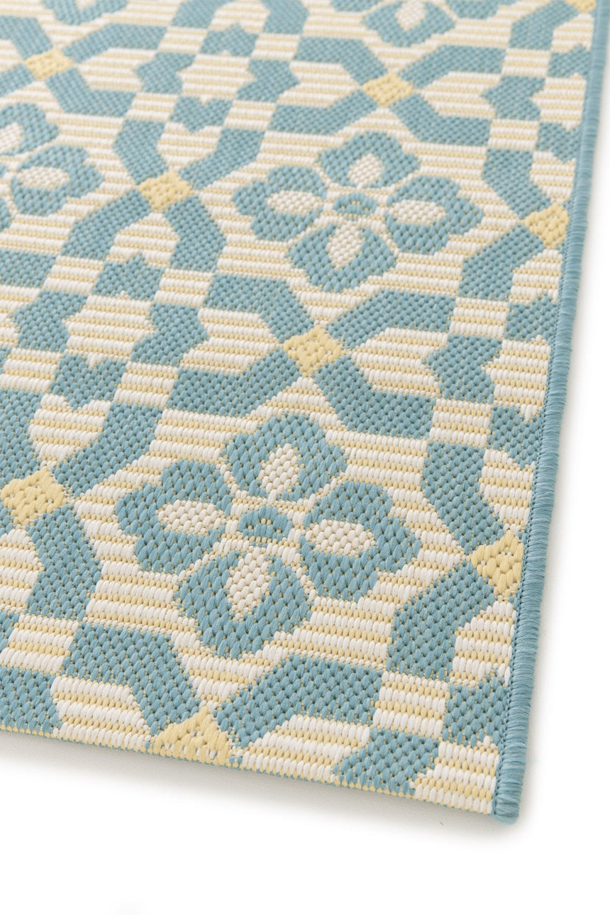 Tapis graphique intérieur exterieur AZULEJOS - AFKliving
