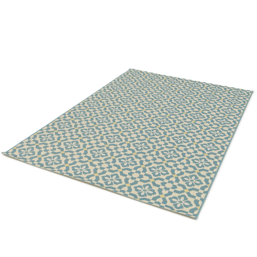 Tapis graphique intérieur exterieur AZULEJOS - AFKliving