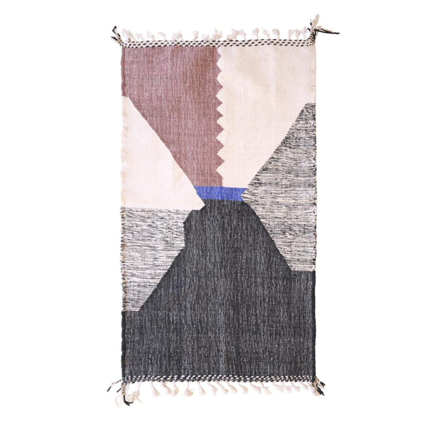 Tapis Kilim Berbere marocain pure laine 104 x 194 cm - AFKliving