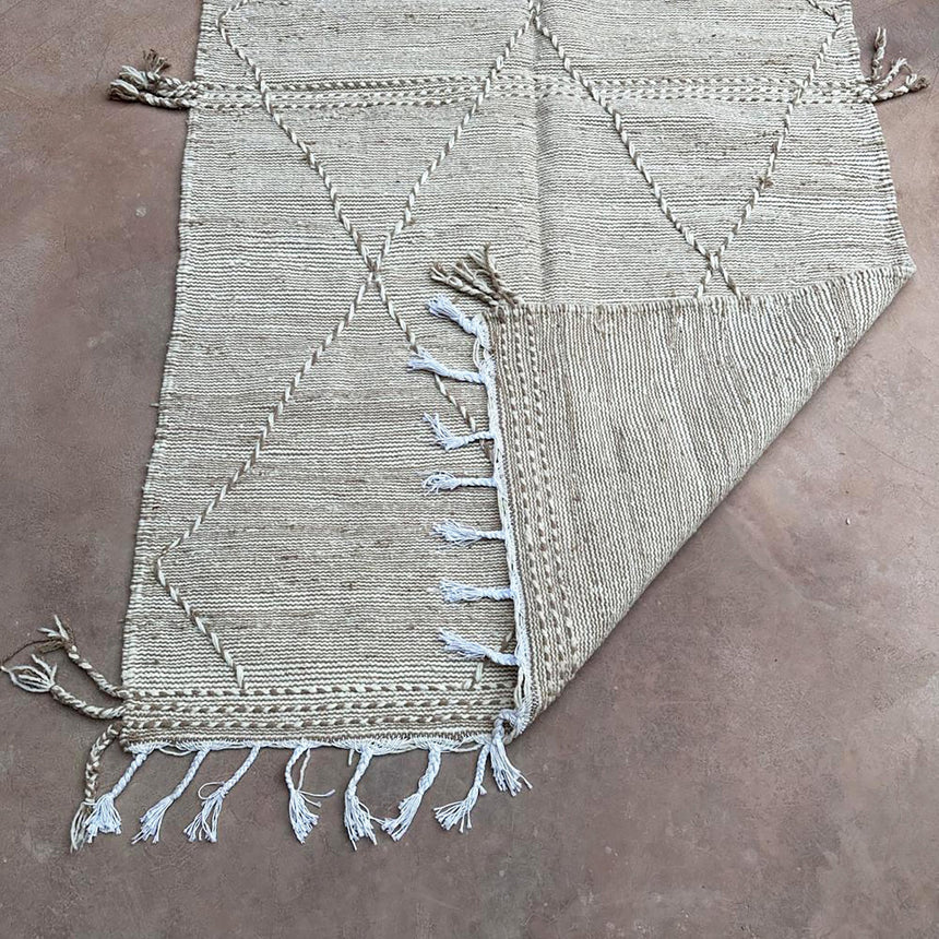 Tapis Kilim Berbere marocain pure laine 138 x 269 cm - AFKliving