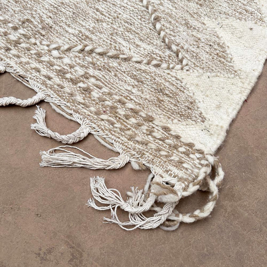 Tapis Kilim Berbere marocain pure laine 140 x 263 cm - AFKliving