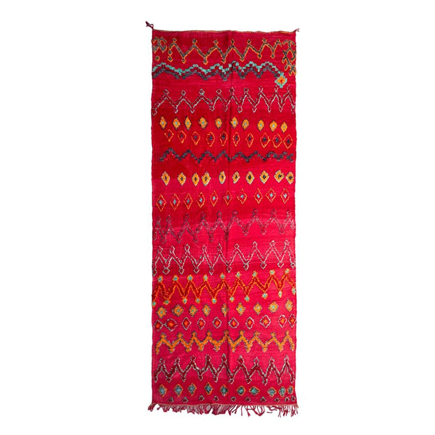 Tapis Kilim Berbere marocain pure laine 163 x 405 cm - AFKliving