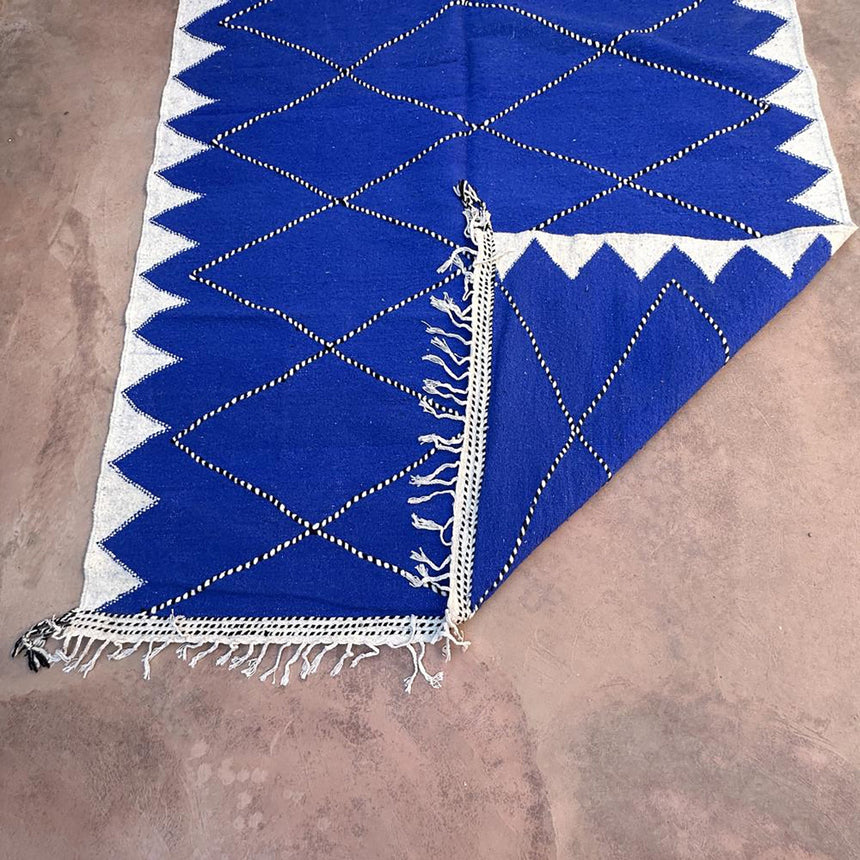 Tapis Kilim Berbere marocain pure laine 191 x 297 cm - AFKliving