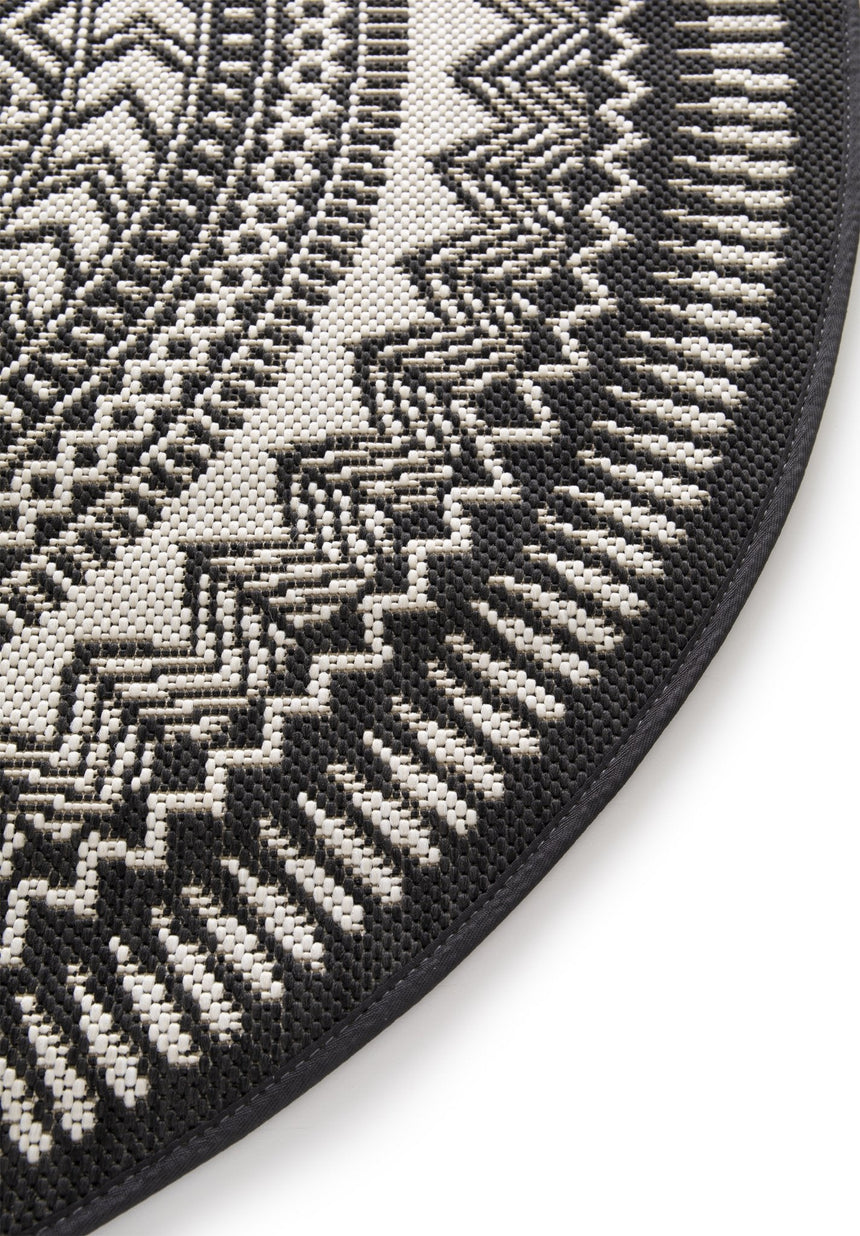 Tapis rond design intérieur extérieur MANDALA - AFKliving