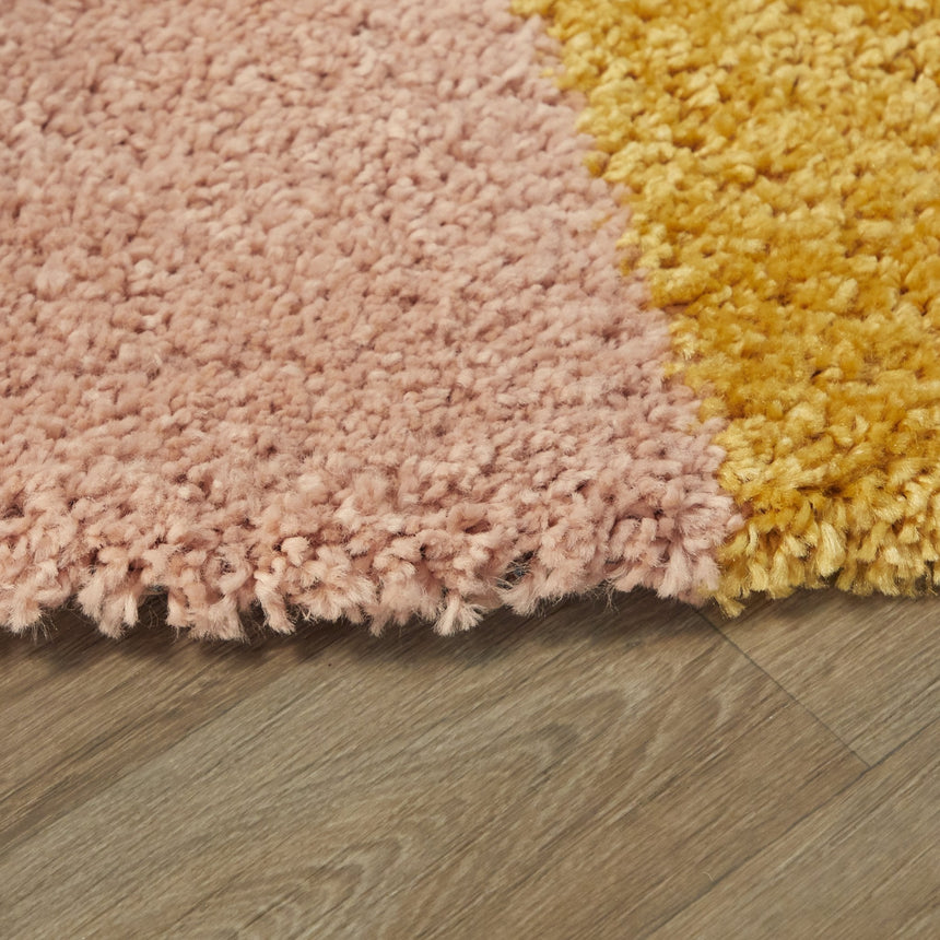 Tapis rond enfant à poil haut doux et confortable COLORS - AFKliving