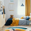 Tapis rond enfant à poil haut doux et confortable COLORS - AFKliving