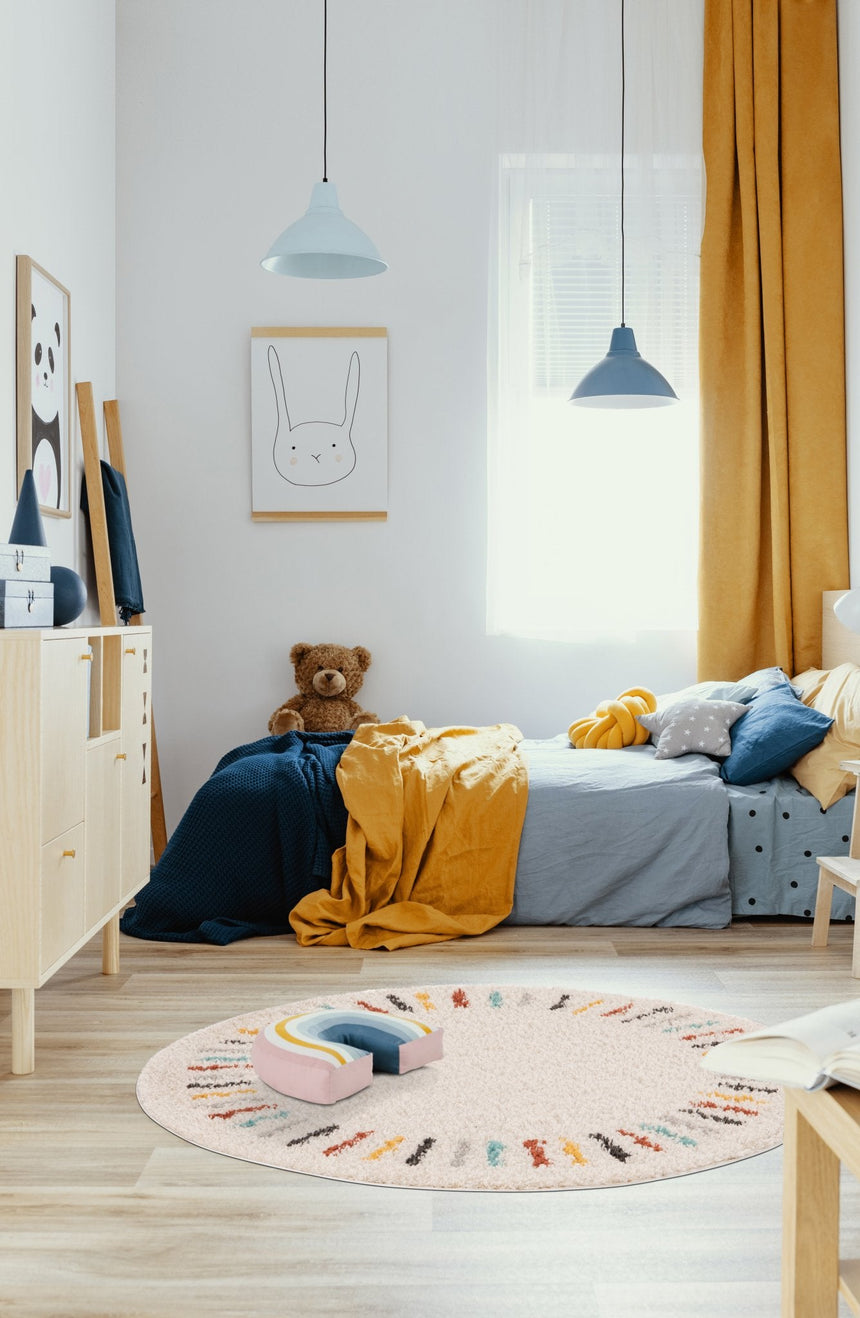 Tapis rond tout doux enfant ARPEGE - AFKliving