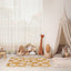 Tapis shaggy épais et confortable FLEURS - AFKliving