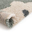 Tapis shaggy épais et confortable FLEURS - AFKliving