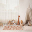 Tapis shaggy épais et confortable FLEURS - AFKliving