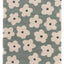 Tapis shaggy épais et confortable FLEURS - AFKliving