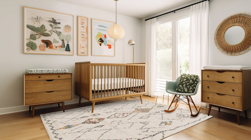 Tapis shaggy épais et confortable TIZI - AFKliving
