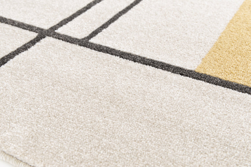 Tapis super doux très graphique PIET - AFKliving