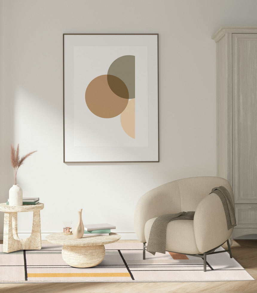 Tapis super doux très graphique PIET - AFKliving