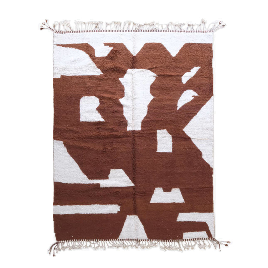 Pure wool Moroccan Berber rug - custom rug