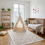 Tapis design en fibres recyclées BAGATELLE