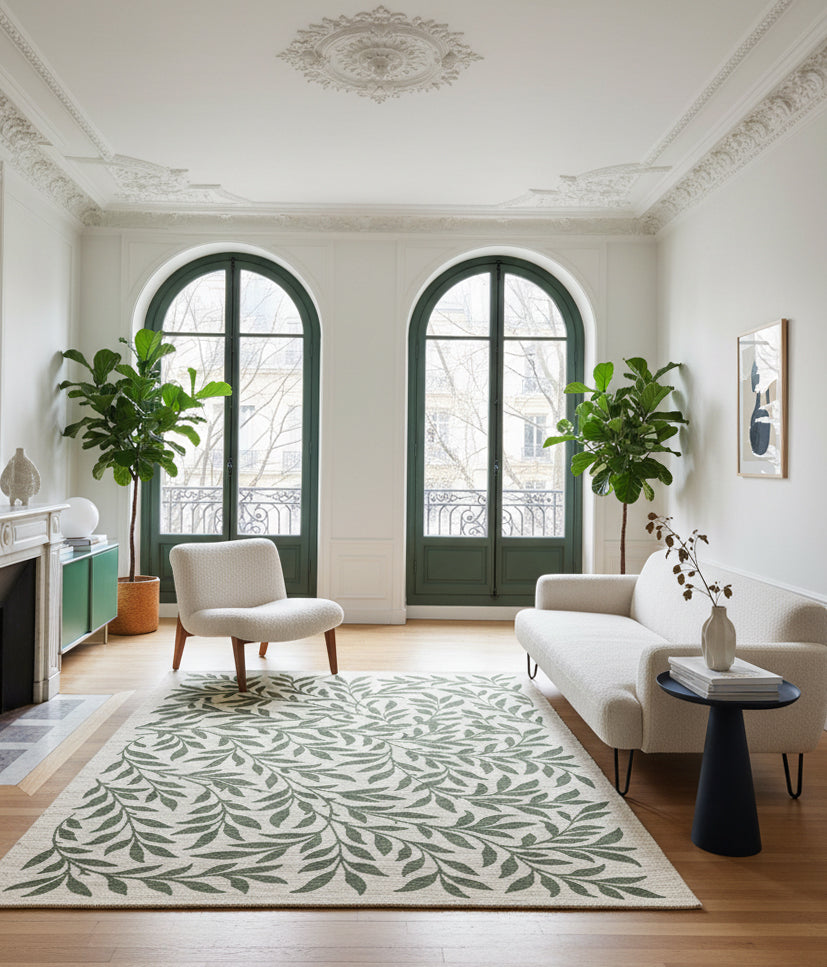 Tapis design en fibres recyclées BAGATELLE