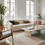 Tapis design en jute tissé main BANDOL