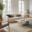 Tapis design en jute tissé main BANDOL