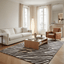 Tapis super doux effet zèbre BUFFON