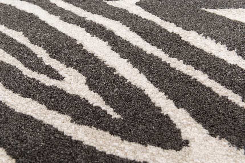 Tapis super doux effet zèbre BUFFON