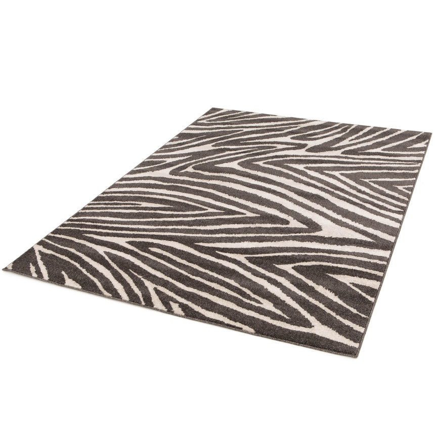 Tapis super doux effet zèbre BUFFON