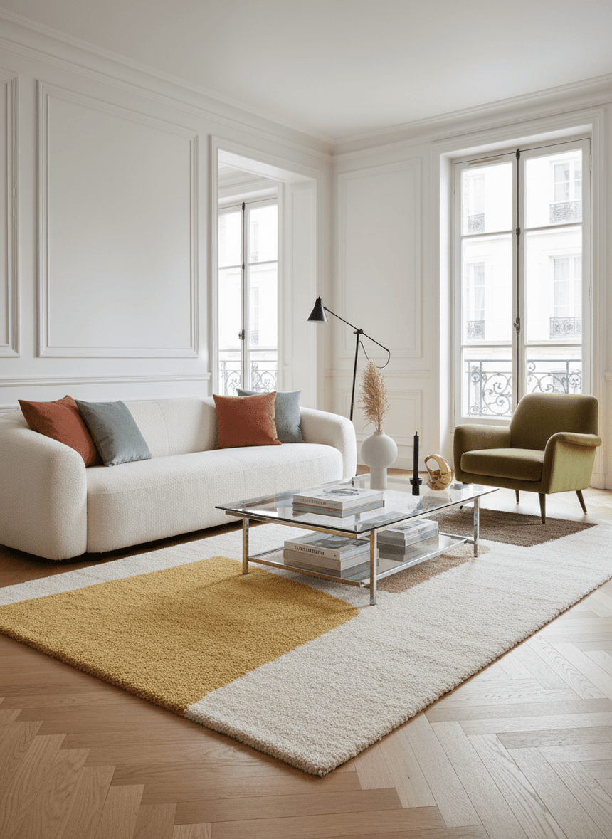 Thick and comfortable designer rug CAIRN