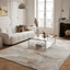 Tapis abstrait en fibres recyclées CARRARE