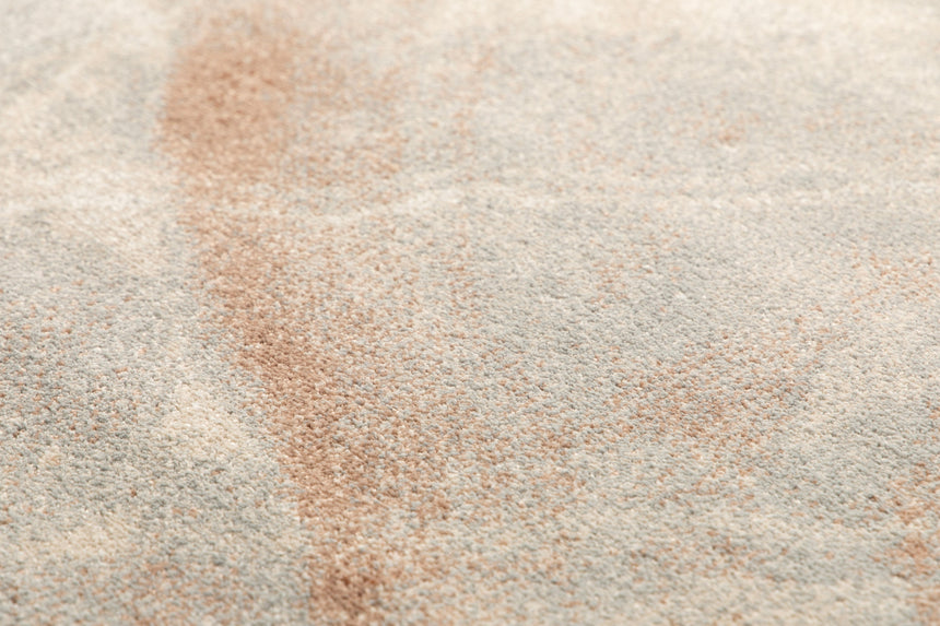 Tapis abstrait en fibres recyclées CARRARE