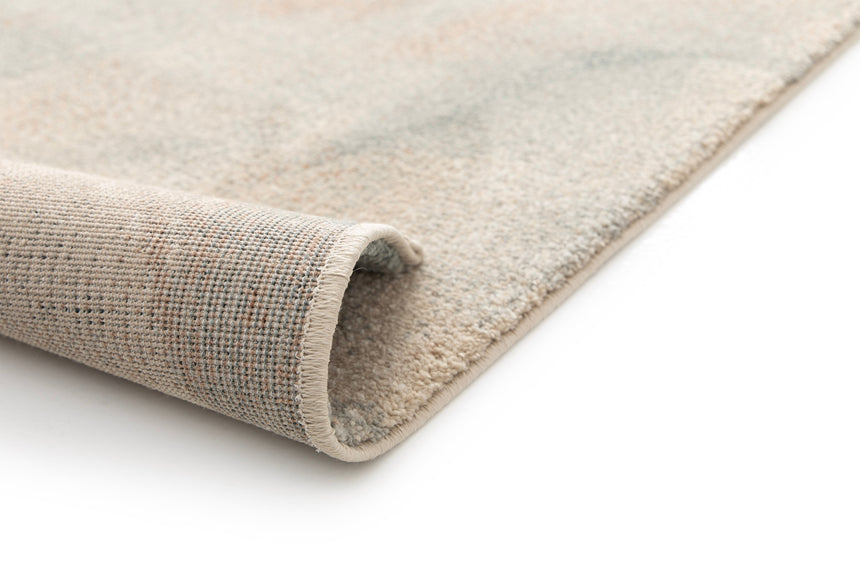 Tapis abstrait en fibres recyclées CARRARE