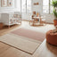 Tapis design en jute tissé main CIGALE