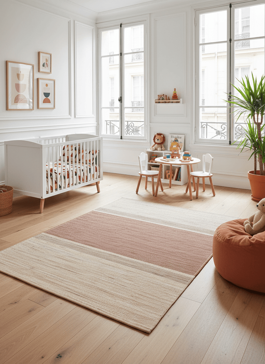 CIGALE Hand-woven Jute Design Rug
