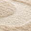 Tapis doux et épais en polyester recyclé effet relief CALLIGRAMME