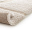 Soft and thick embossed rug in recycled polyester CALLIGRAMME