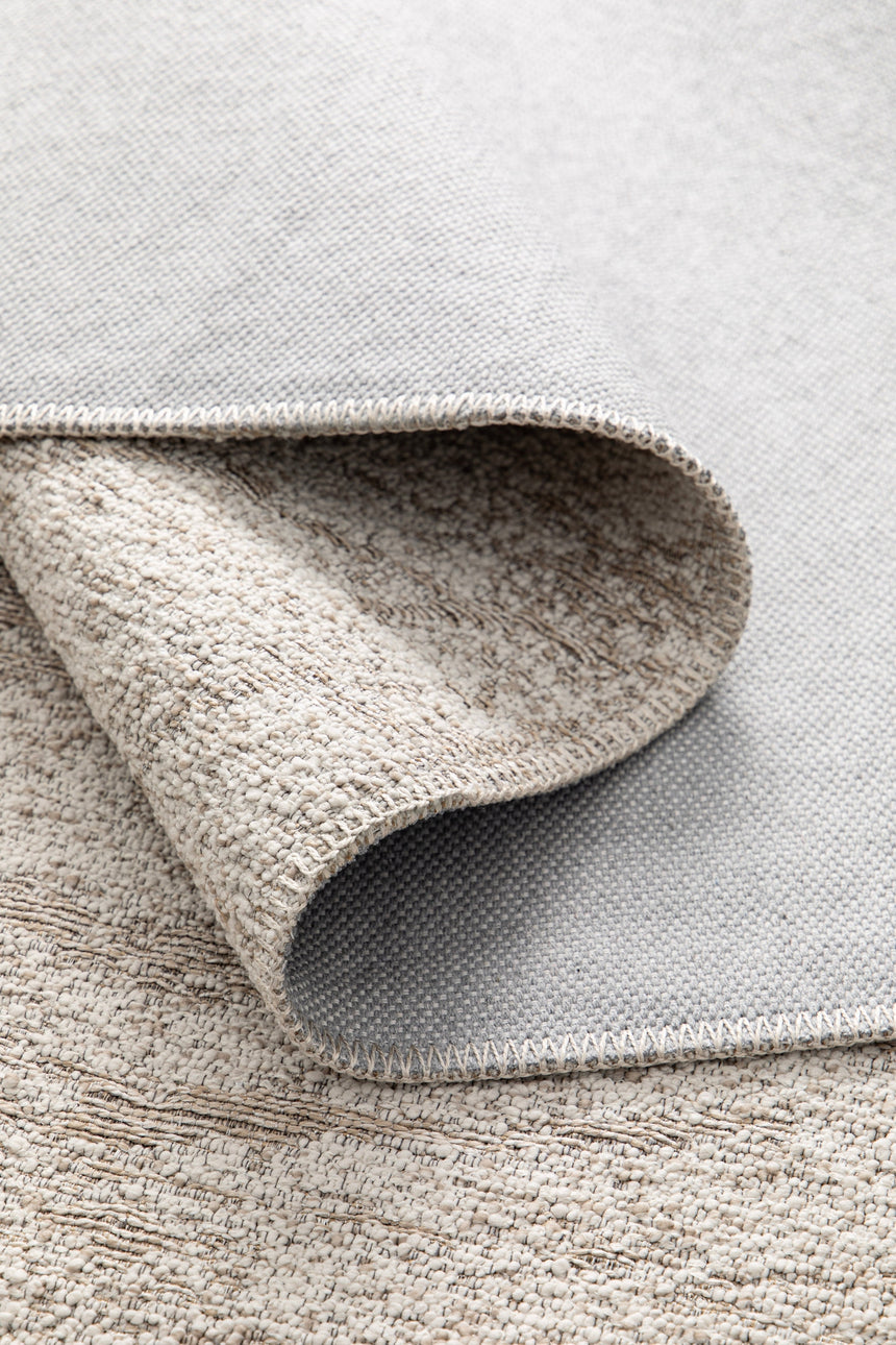 Tapis texturé aux tons naturels CLIFF